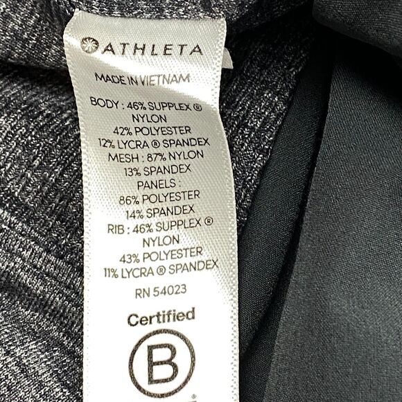 Athleta Activewear Legging Womens XS Gray Stretch High Waisted - Picture 7 of 16